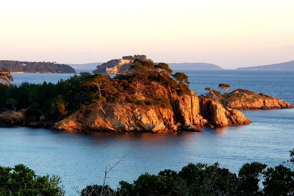 Face Mer Entre Plage Et Marina Bormes-les-Mimosas Exterior photo